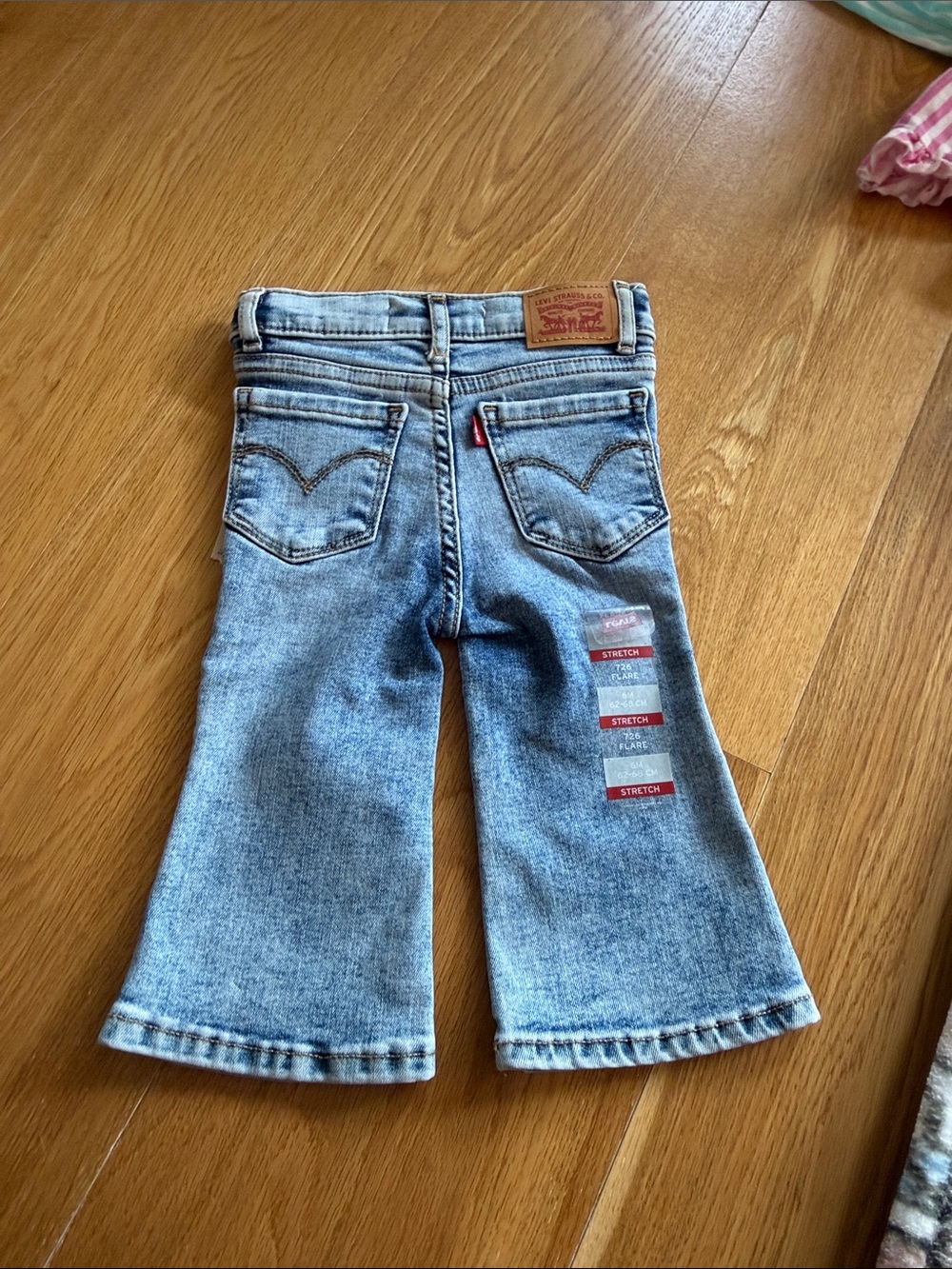 Levi's Light Blue Girls' Flare Stretch Jeans - Kids